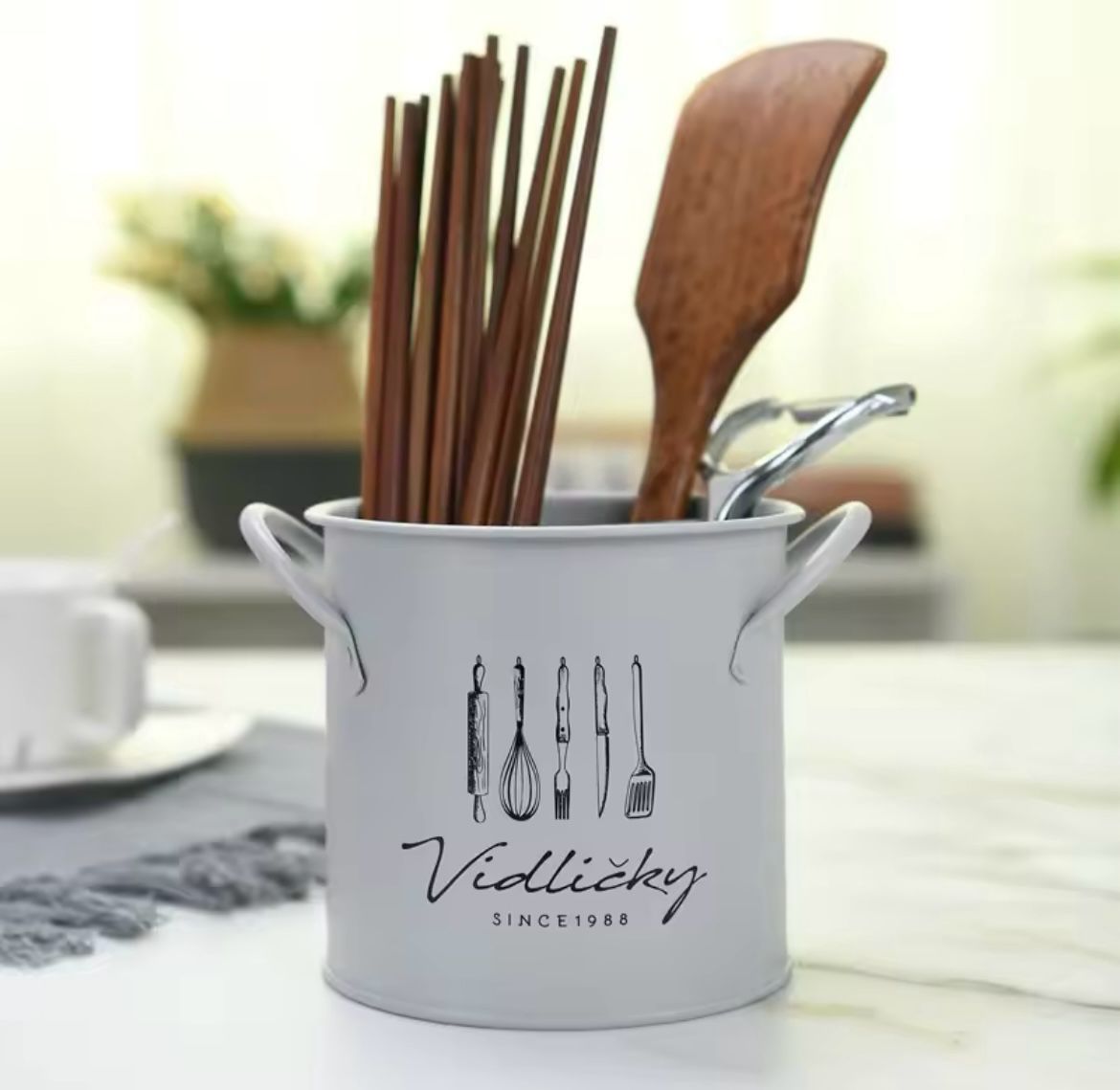 Organizador de cubiertos, tazon