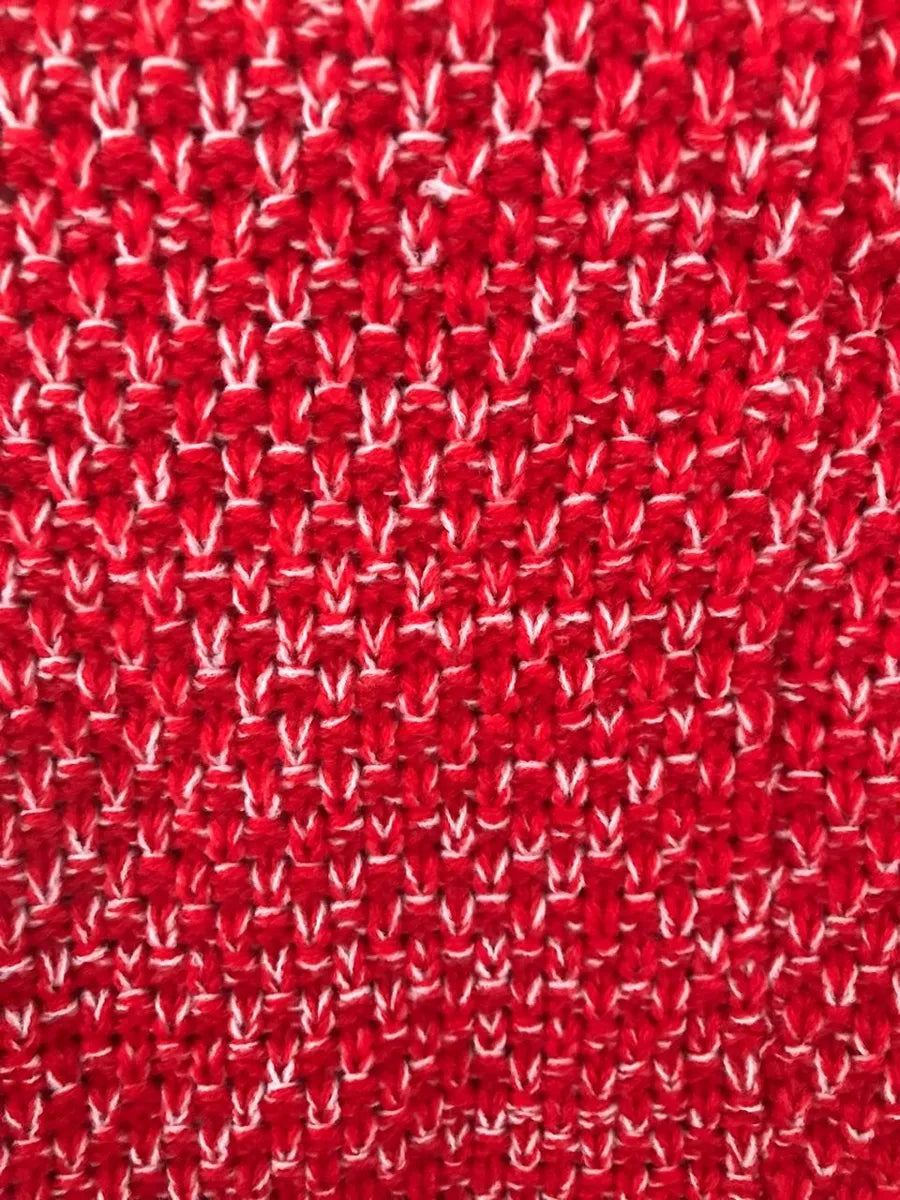 Manta Tejida Estilo Sirena XL | Suave, Cálida y Decorativa - Rojo