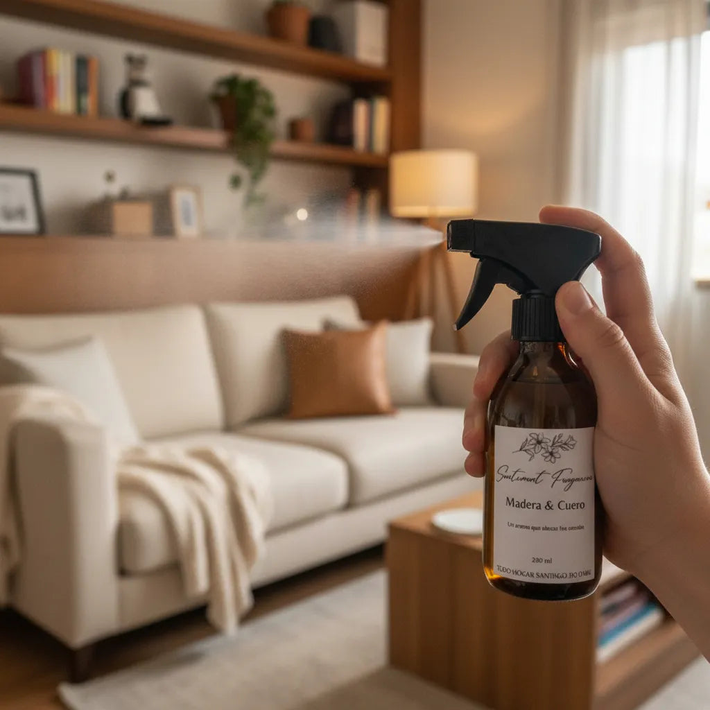 Home Spray - Fragancia Madera & Cuero