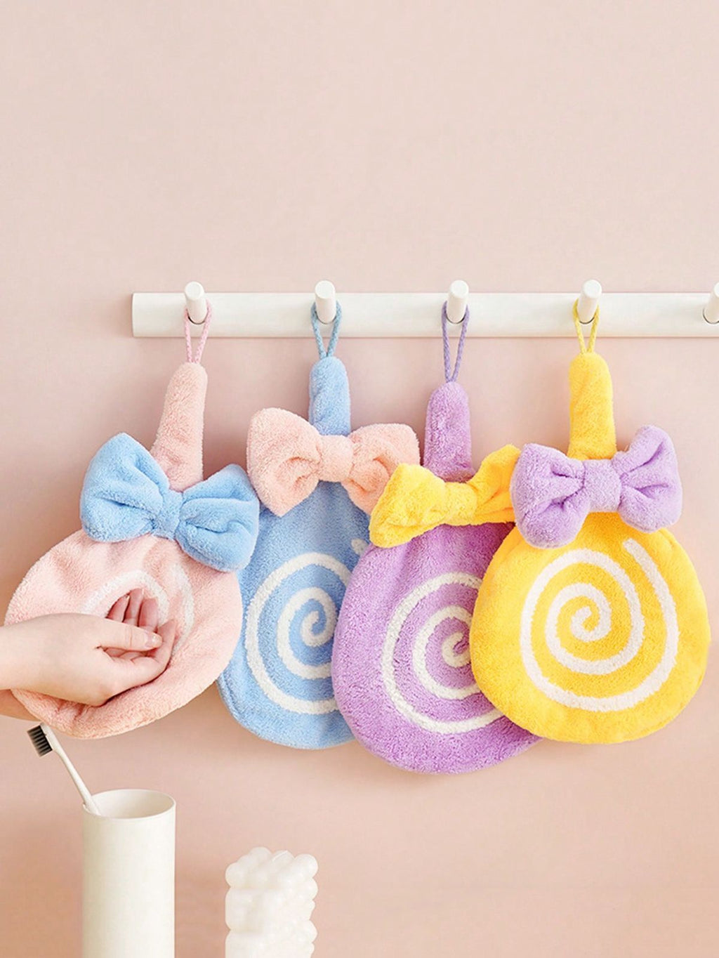 Set de 3 toallas absorbentes, diseño paleta