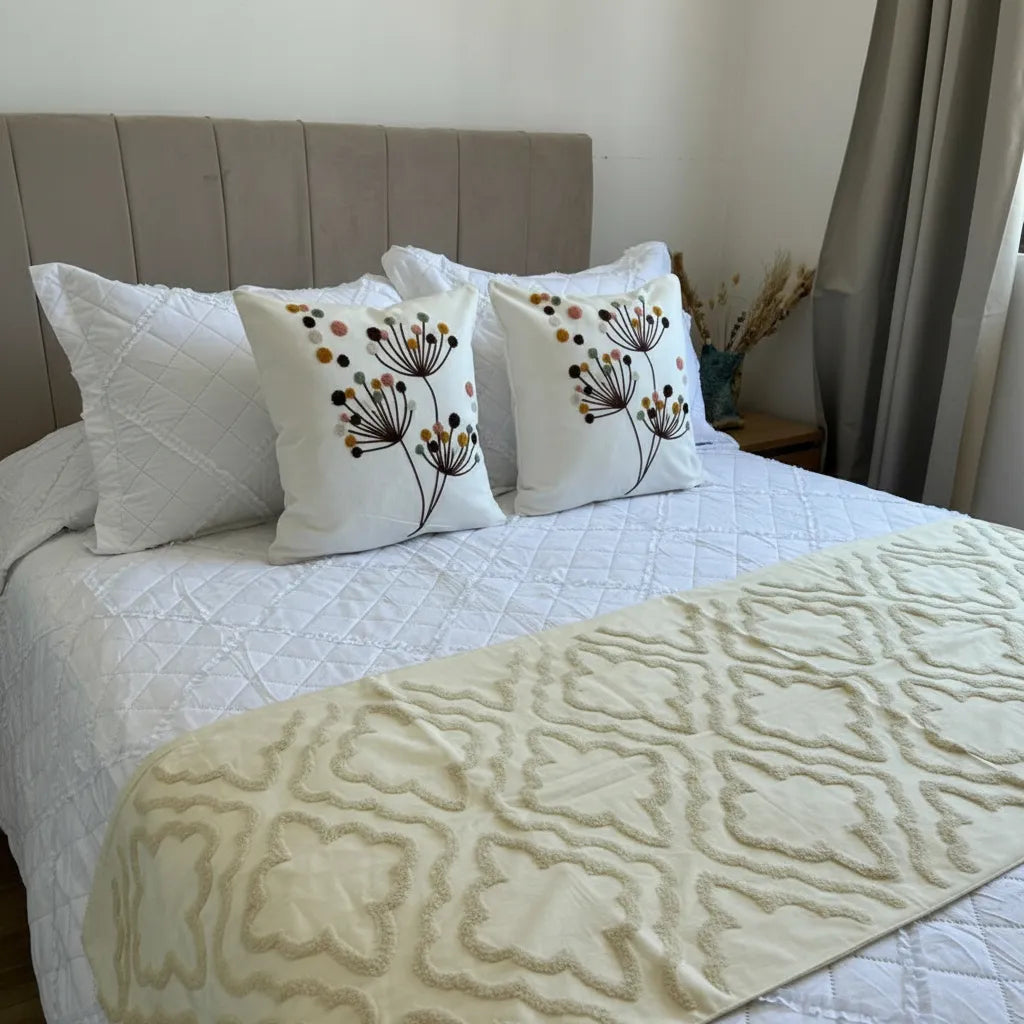 Set de pieceras bordadas