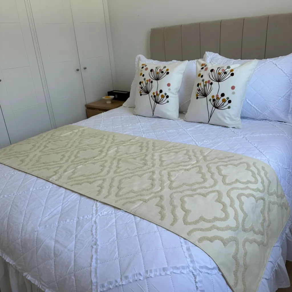 Set de pieceras bordadas