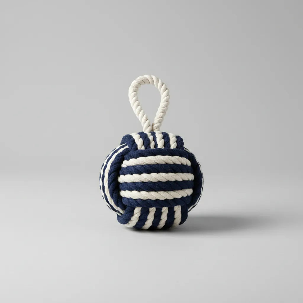 Tope de puerta decorativo, bola rustica