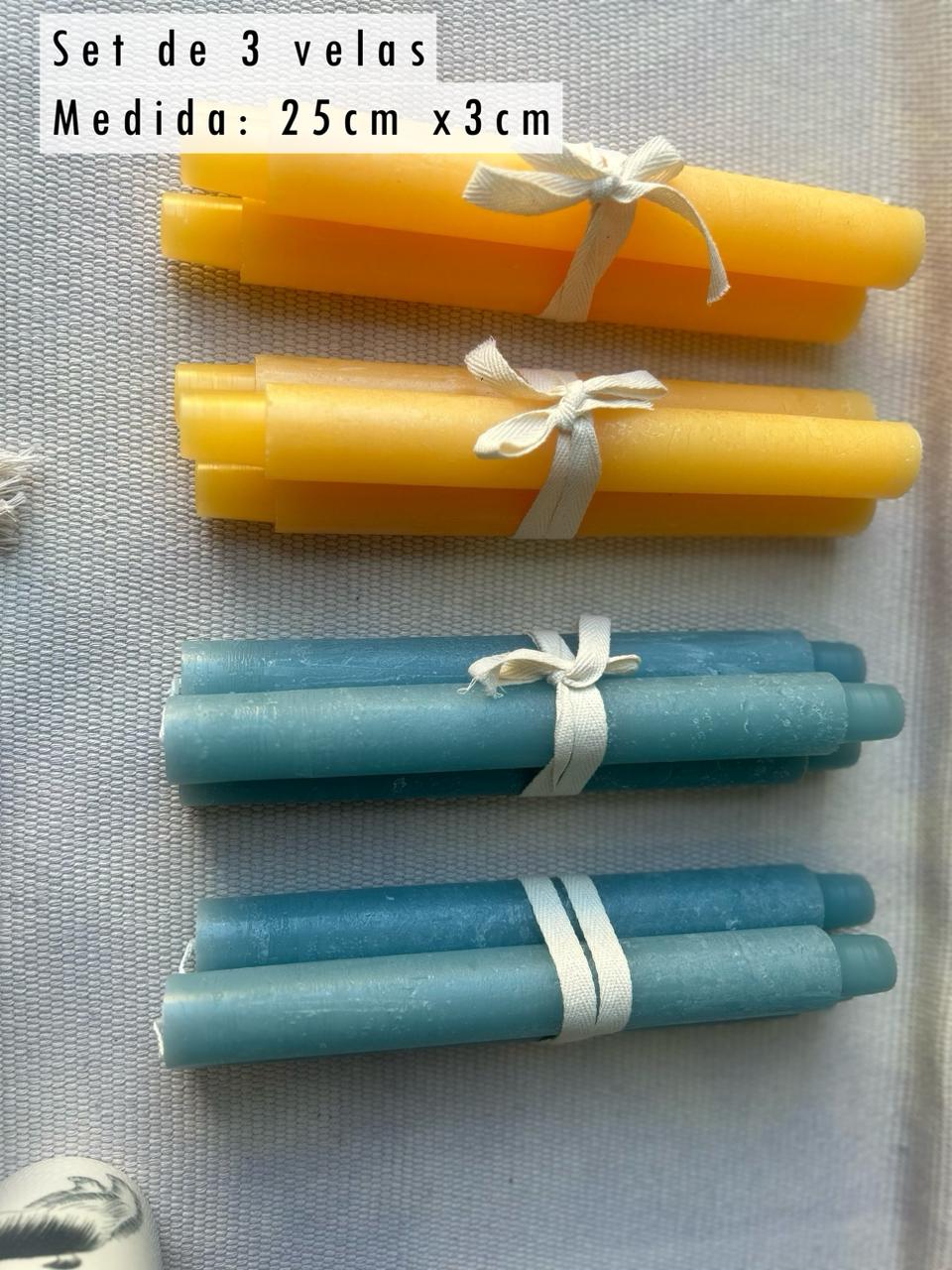 Set de 3  velas