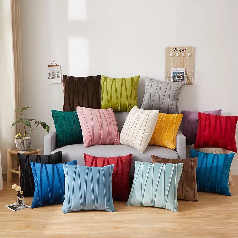 Fundas de cojines velvet Zigzag