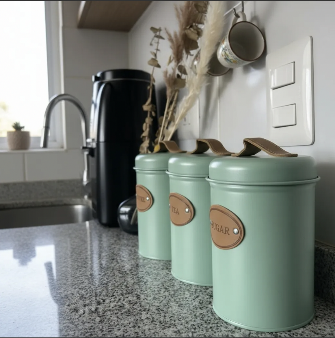 Descuento 20% Set de 3 canister de cocina