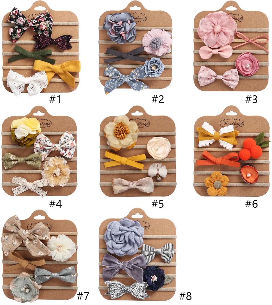 set cintillos para bebé