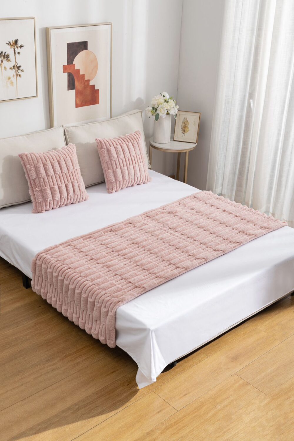 Kit de piecera con + 2 fundas  extra suave, bambu - Imagen 2
