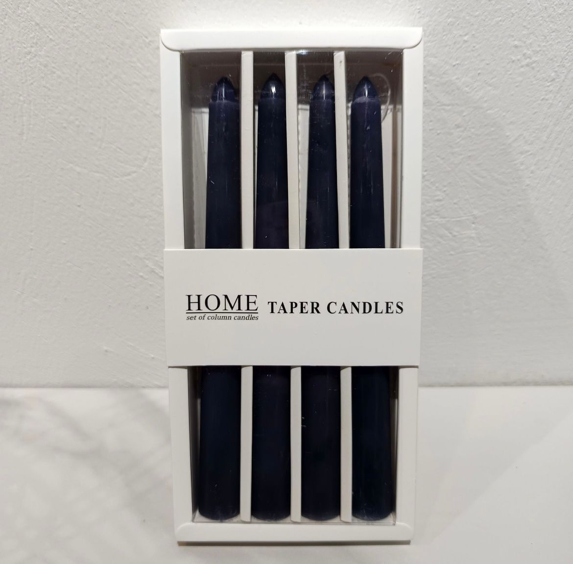 Set de 4 velas negras