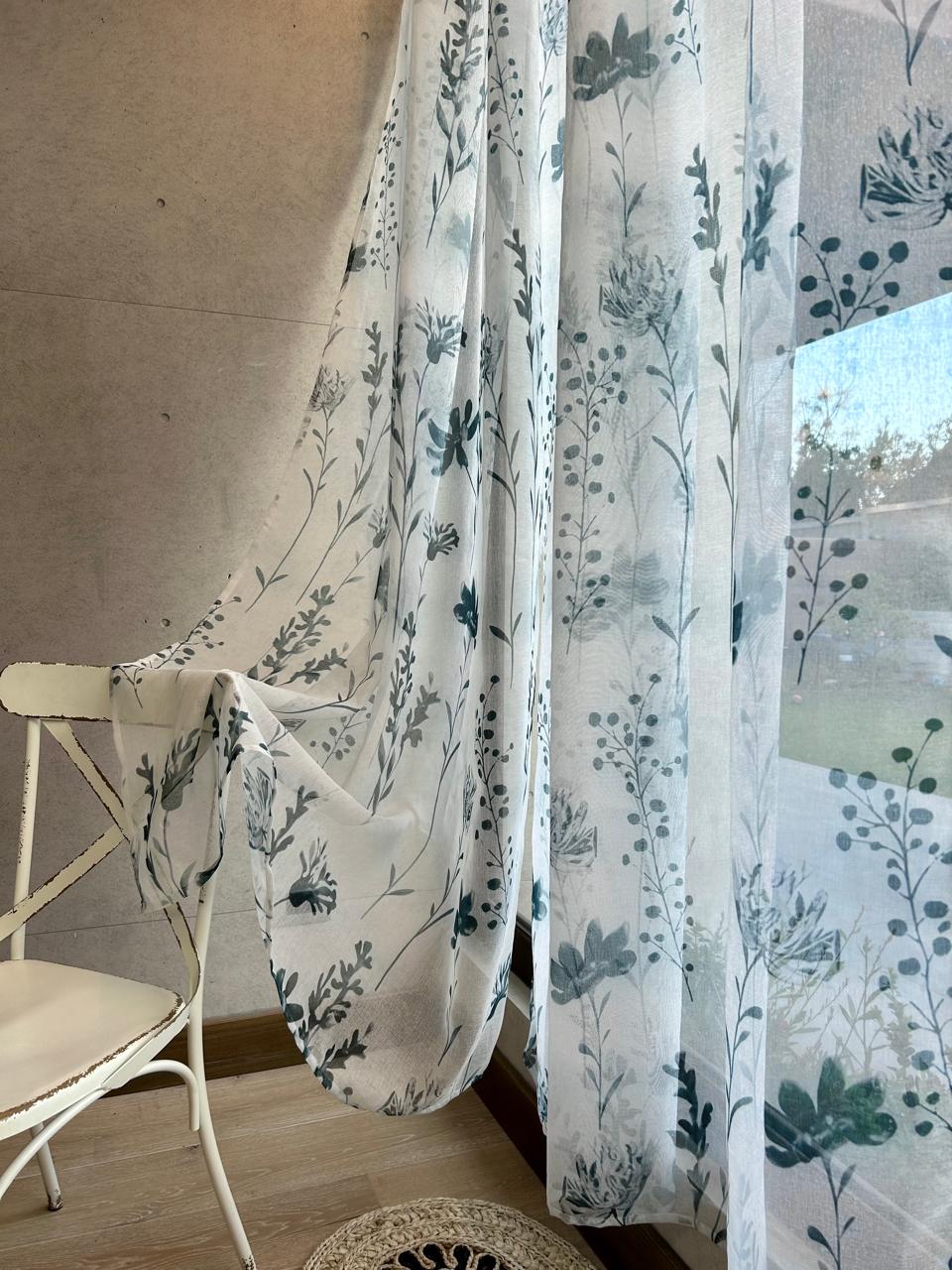 Visillos estampados