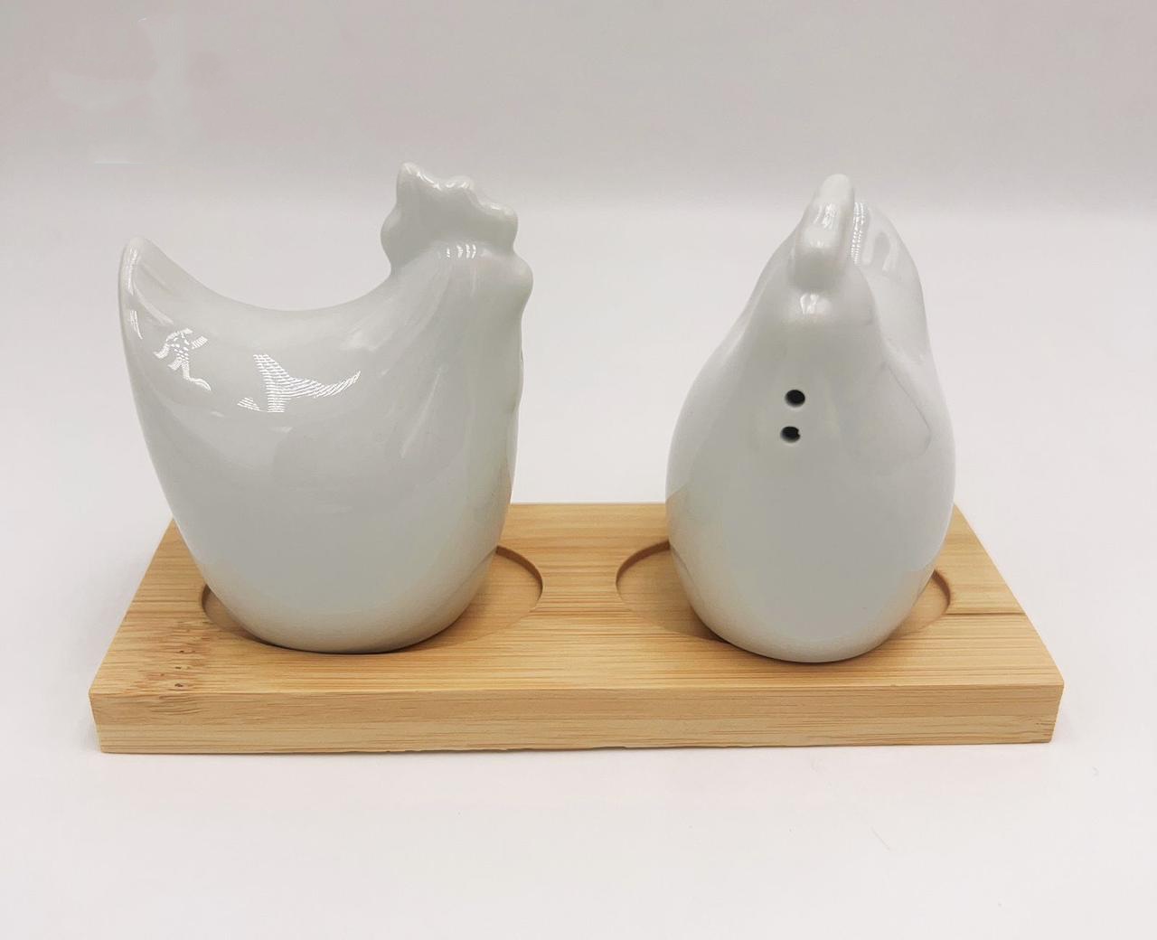 Salero y Pimentero Gallina