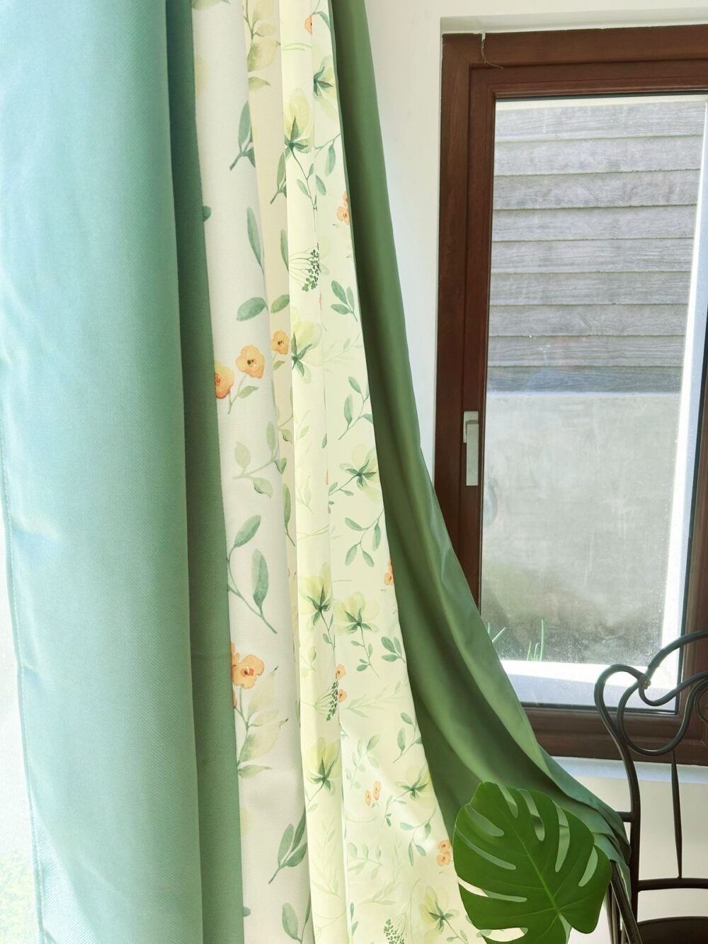 Cortinas Combinadas Con Diseño - Imagen 2